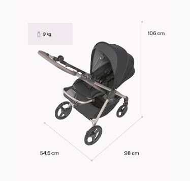 Coche duo IQ coche transformable en silla ligera